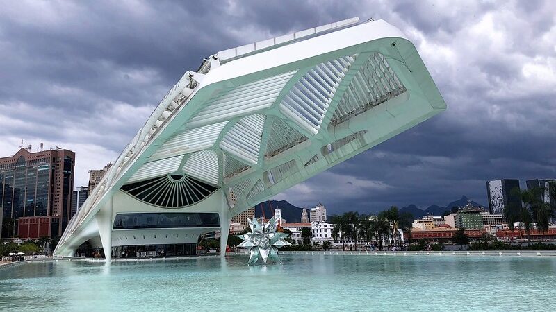 Museu do Amanhã Rio de Janeiro, foto diurna.