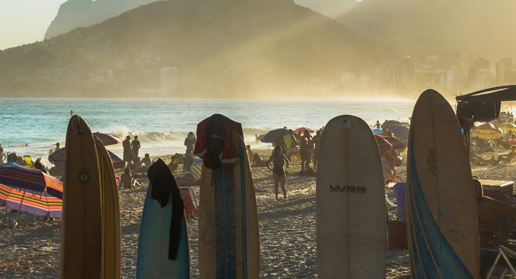 praia pranchas rio