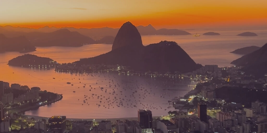 Vista do Rio de Janeiro observando do Mirante Dona Marta.