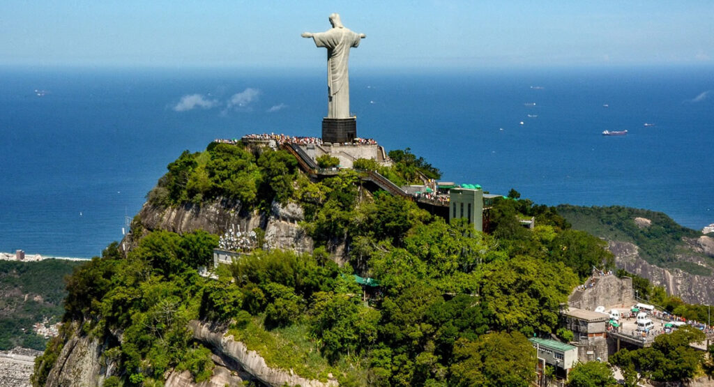 Corcovado, vista do Cristo Redentor.