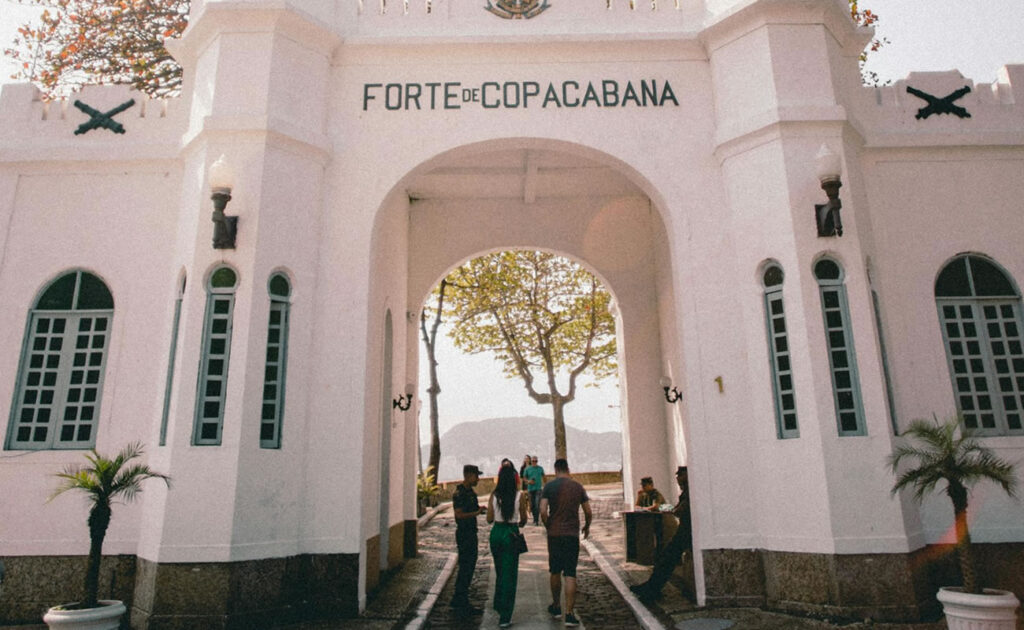 Forte de Copacabana, vista frontal.