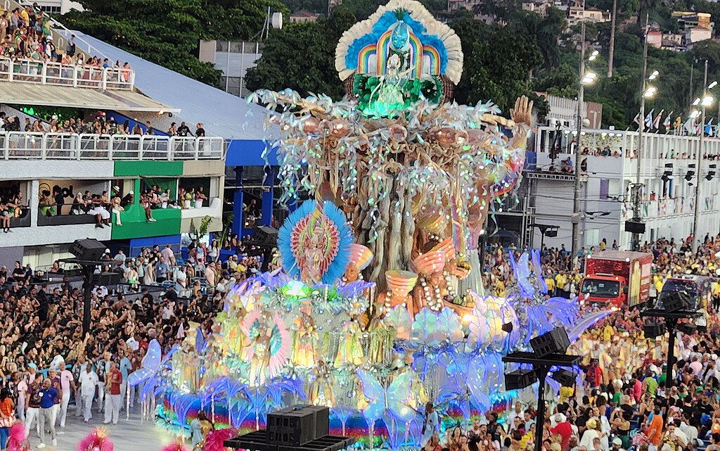 Foto, desfile escola de samba, Viradouro. 2024, Carnaval Rio.