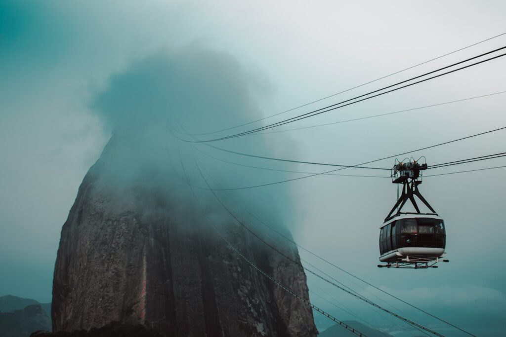 Bondinho no Pão de Açúcar Rio de Janeiro.