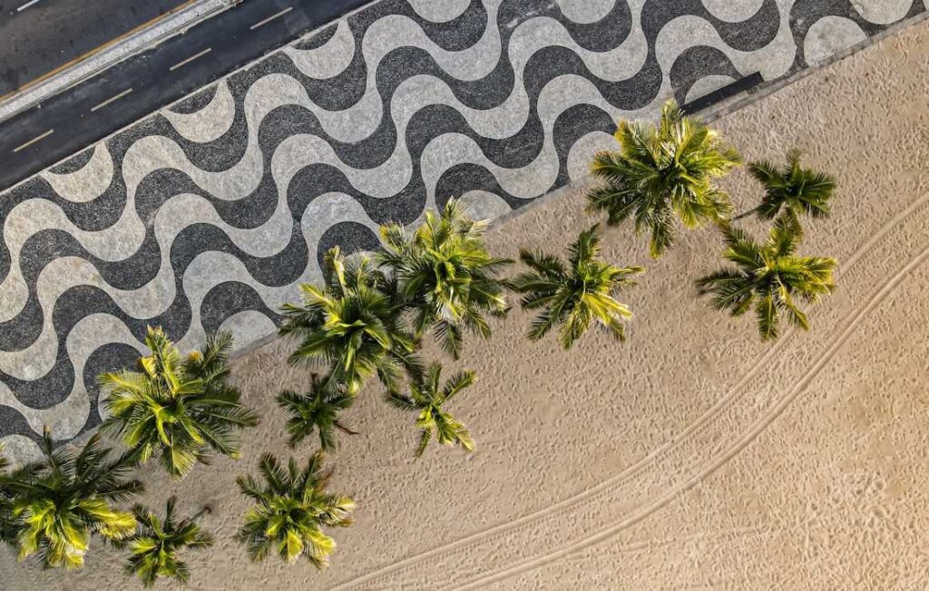 Praia de Copacabana Rio de Janeiro.
