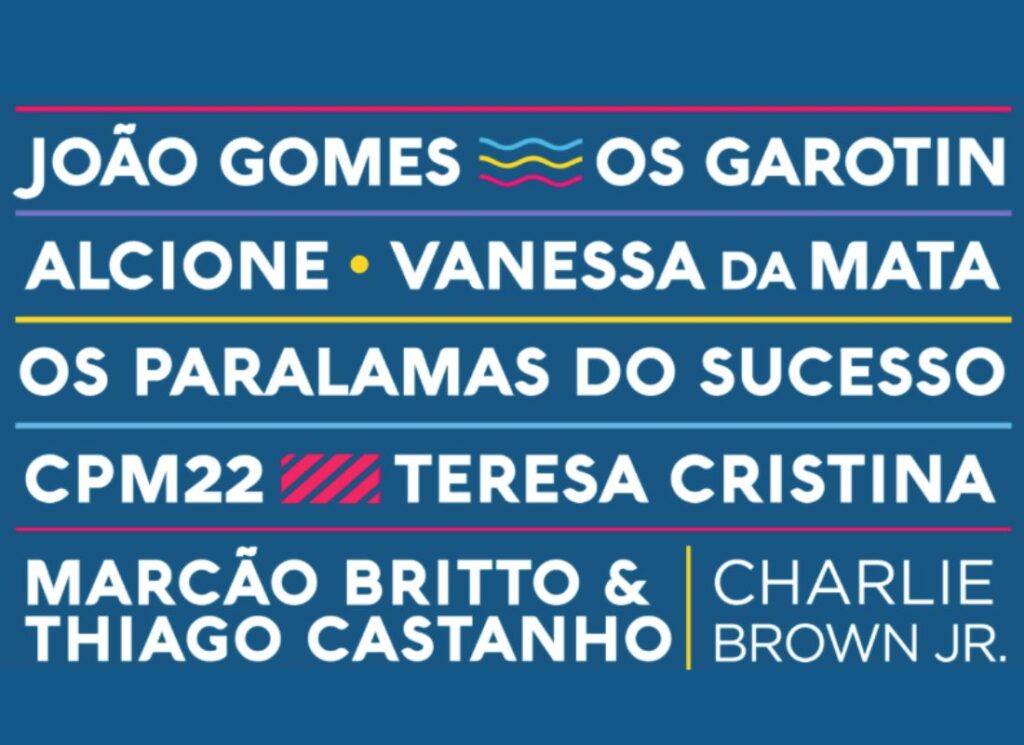 Atrações Festival do Frio, Rio de Janeiro 2025.