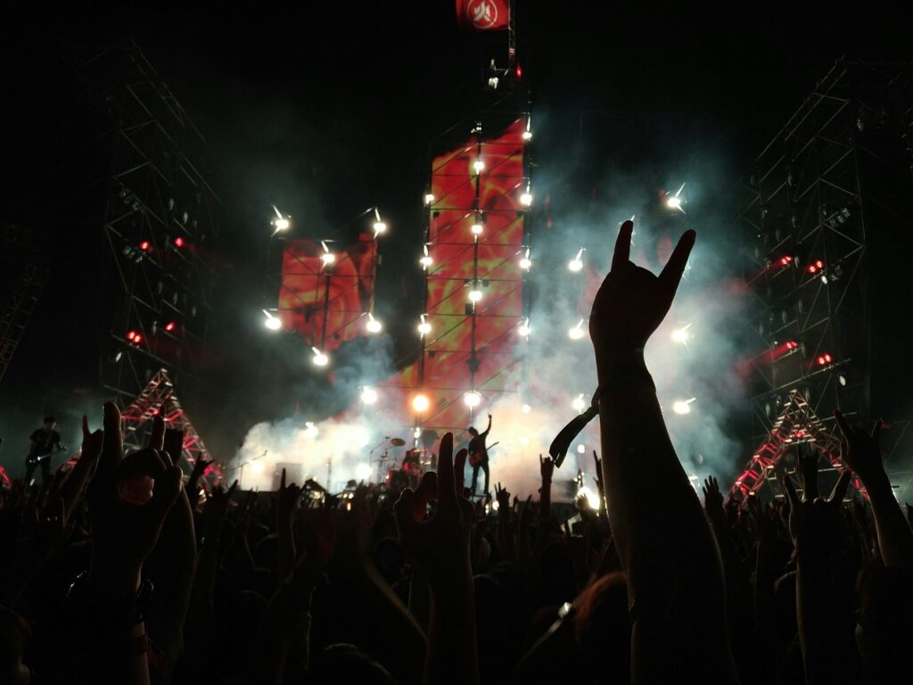 show de rock.