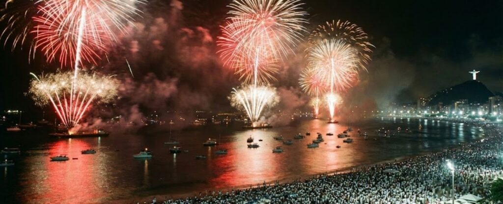 Réveillon 2026 em Copacabana 2 fogos