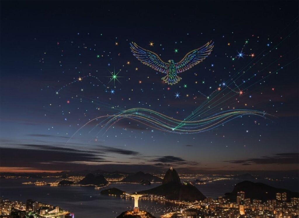Réveillon 2026 em Copacabana 3 Show com drones