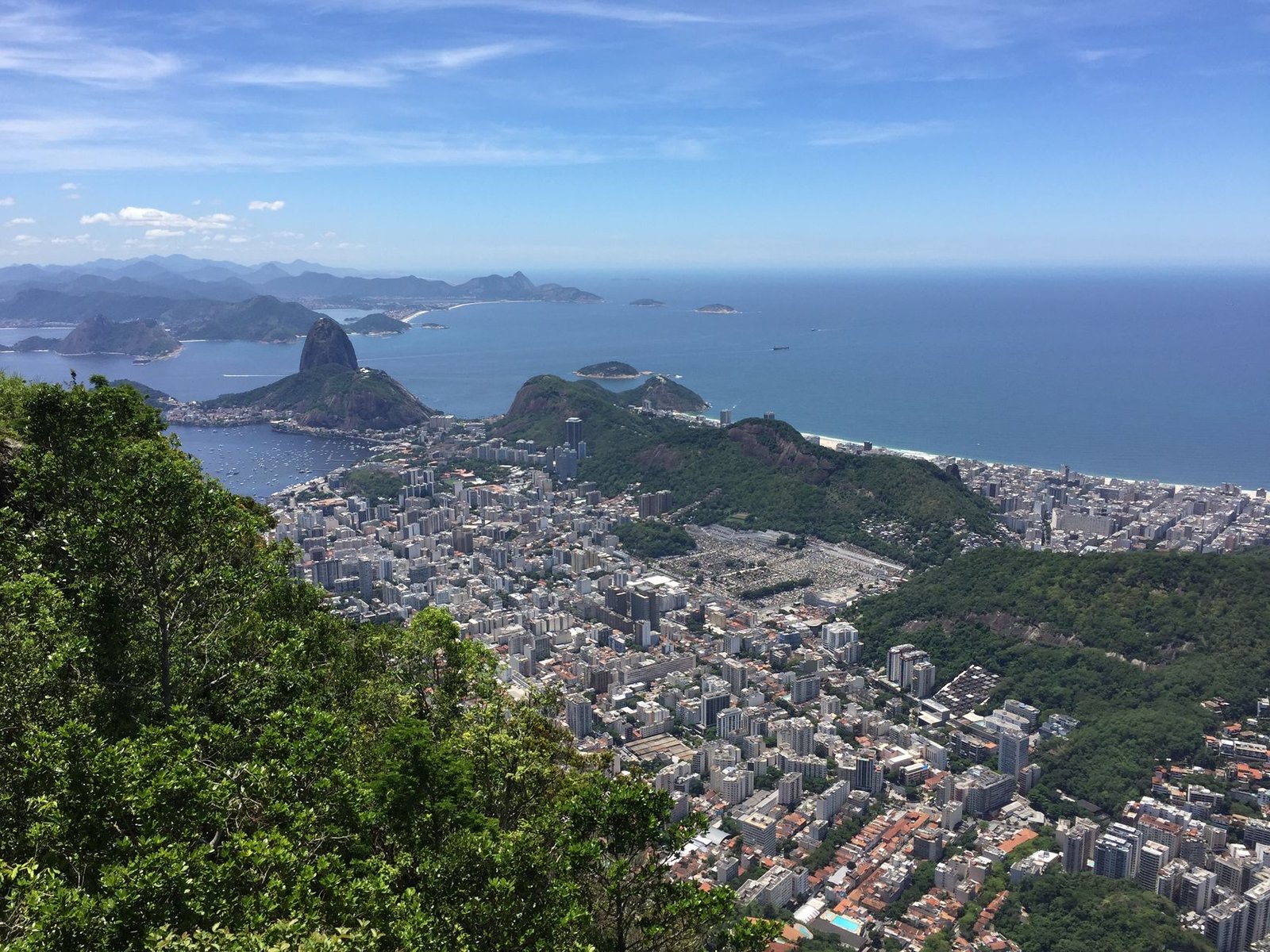 Mirante Dona Marta: vista grátis do Cristo Redentor e da cidade 3 Vista aérea da cidade do Rio desde o mirante